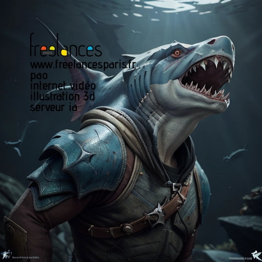 Pao internet vidéo illustration 3d serveur intelligence générative freelance paris studio de création 5Q30O5R0